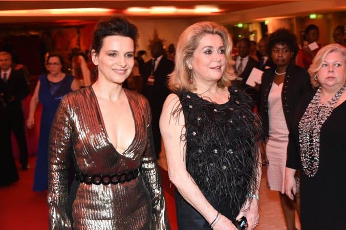 Catherine Deneuve & Juliette Binoche during the event